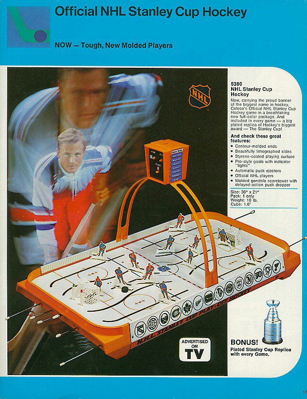 1972 Coleco Stanley Cup 5380 from dealer catalog.