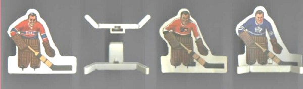 Coleco banana blade players goalie inserts and bases.