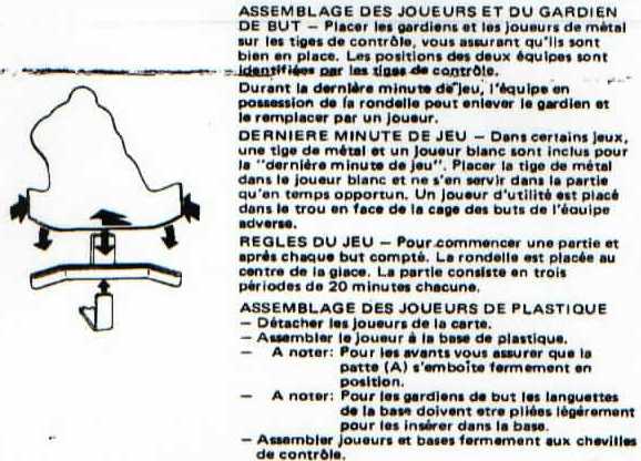 Coleco banana blade players assembly instructions.