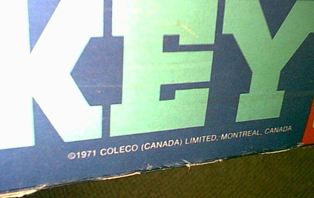 1971 Coleco Model 5135 game box.